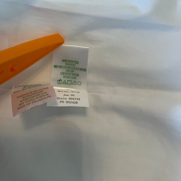 Lilly Pulitzer Shelli Resort White Petal Eyelet Shift Tie Back Dress Sz14 NWT - Picture 13 of 15